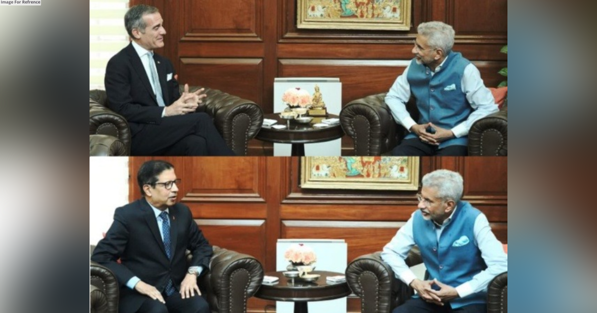 EAM Jaishankar meets US envoy Garcetti, Nepal's envoy Sharma to discuss ties